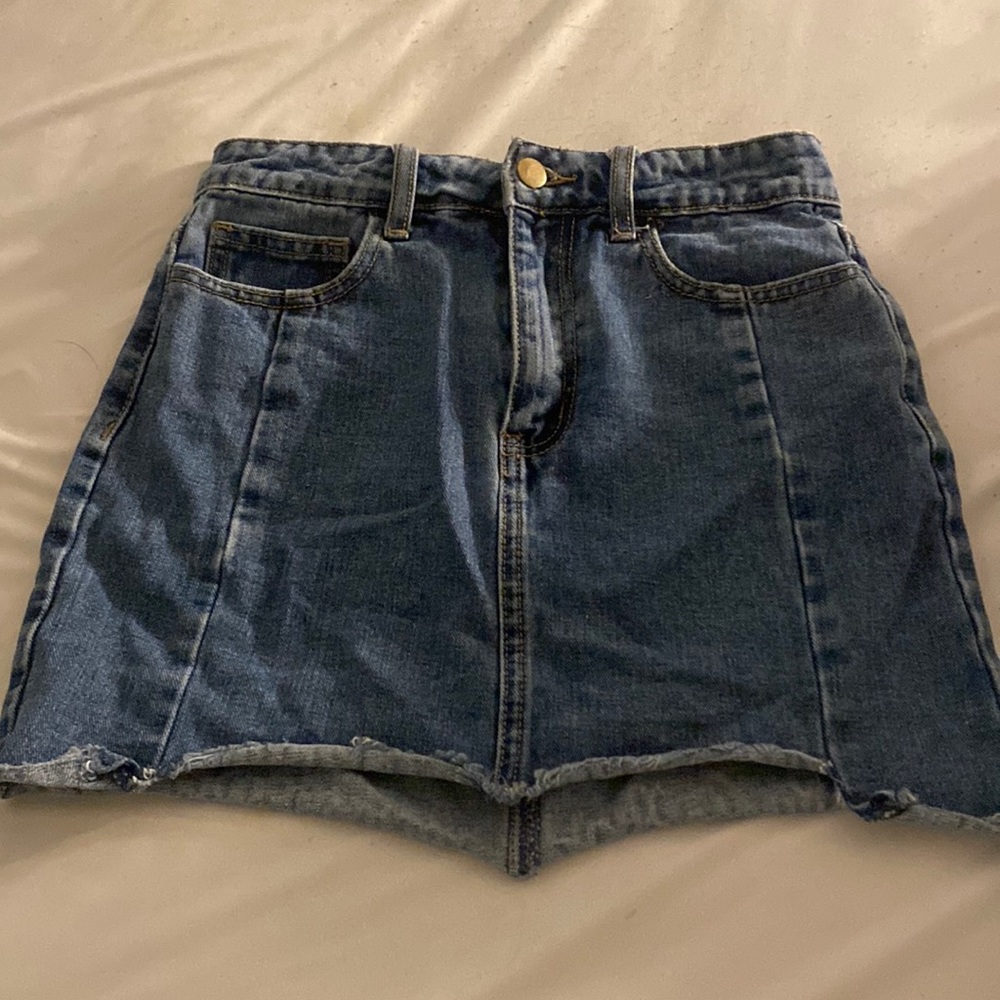 Forever 21. Jean skirt.